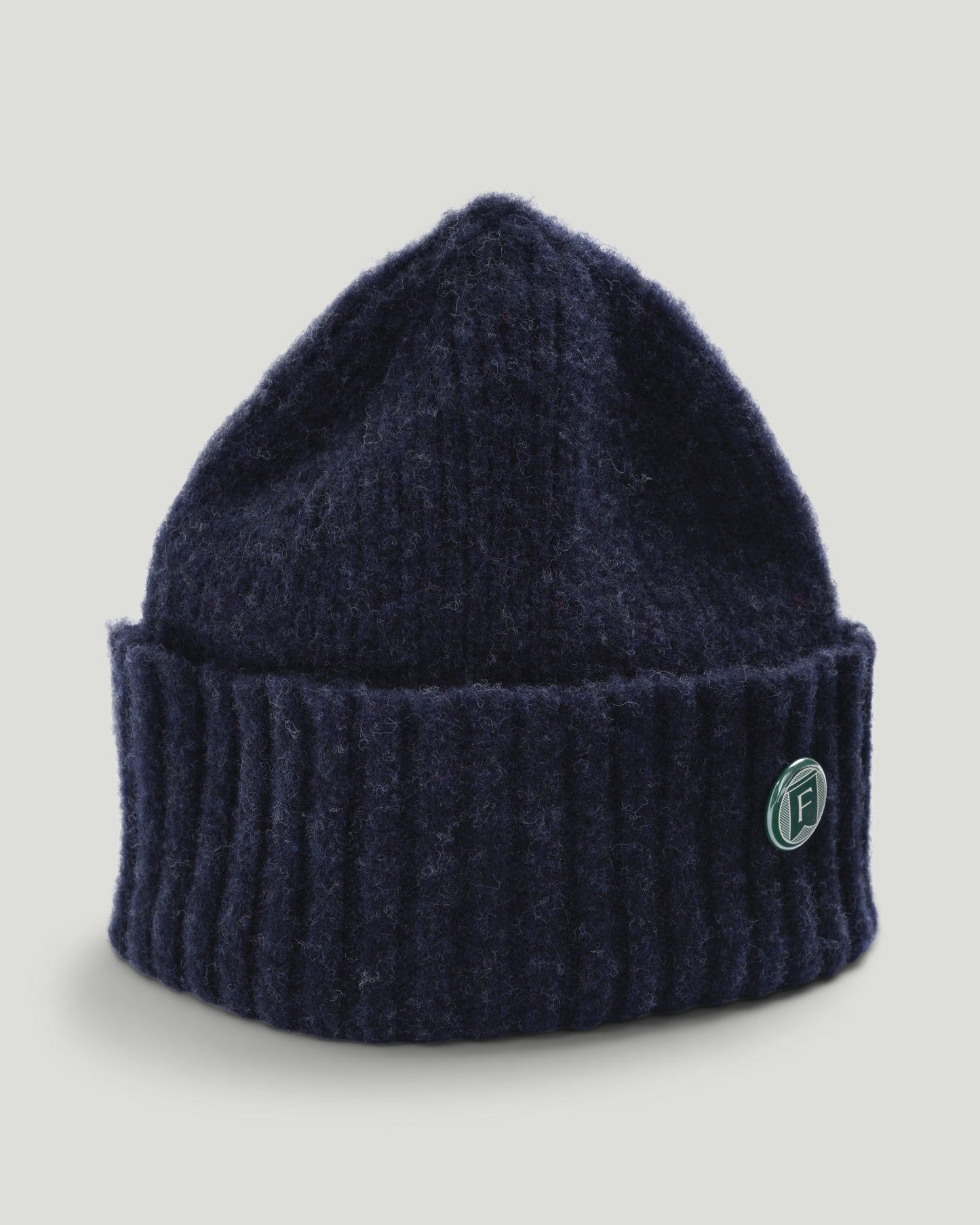 Fishtail beanie navy