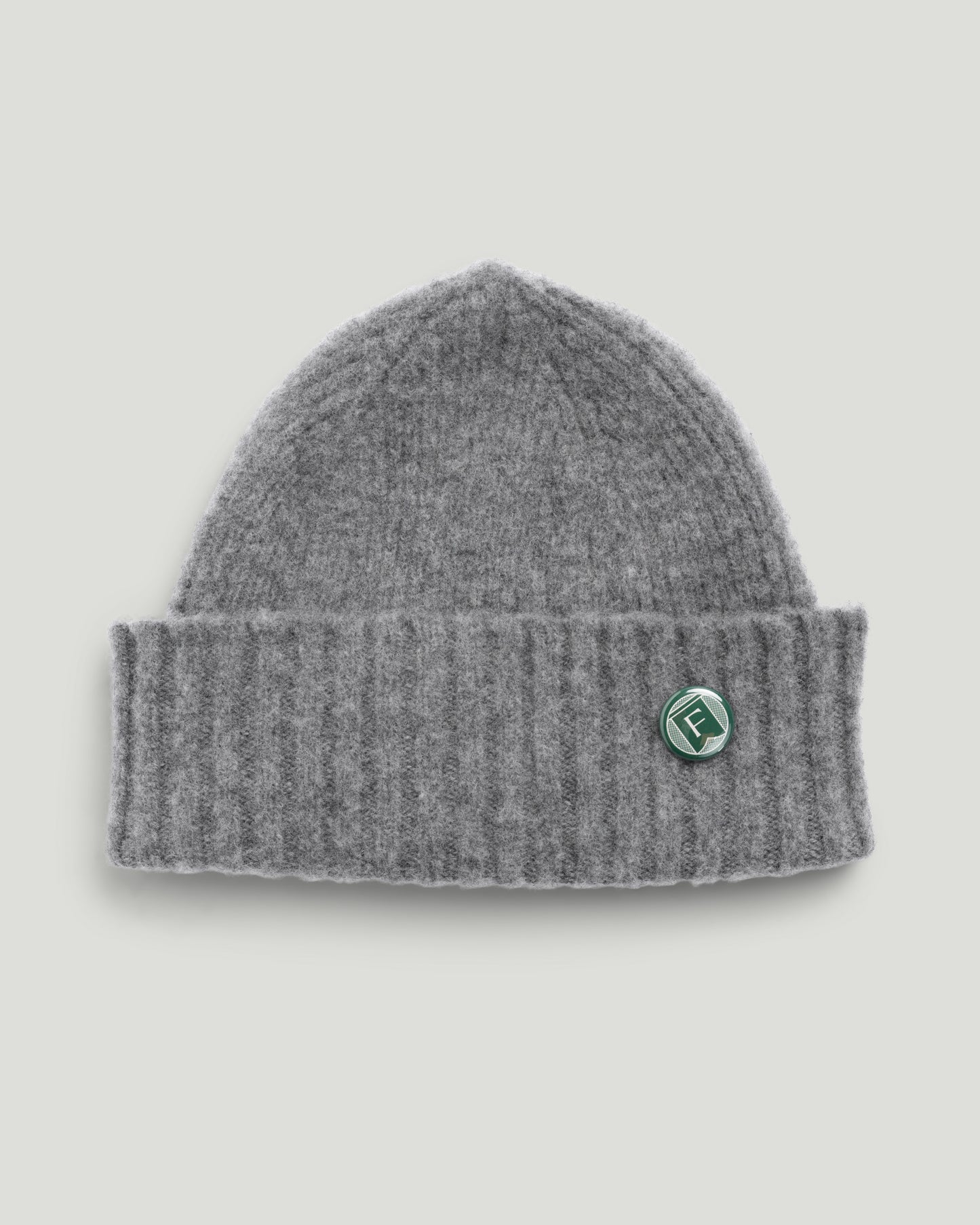 Fishtail beanie grey