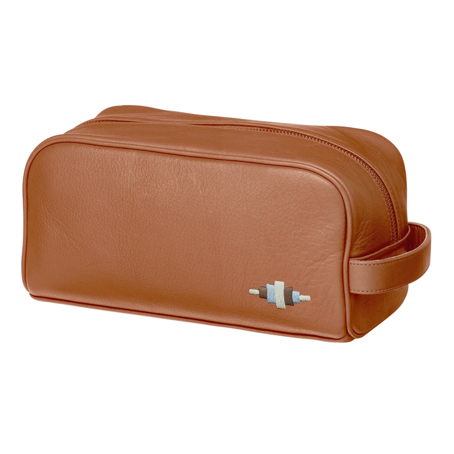 Pampeano Hombre toalettmappe - Tan skinn